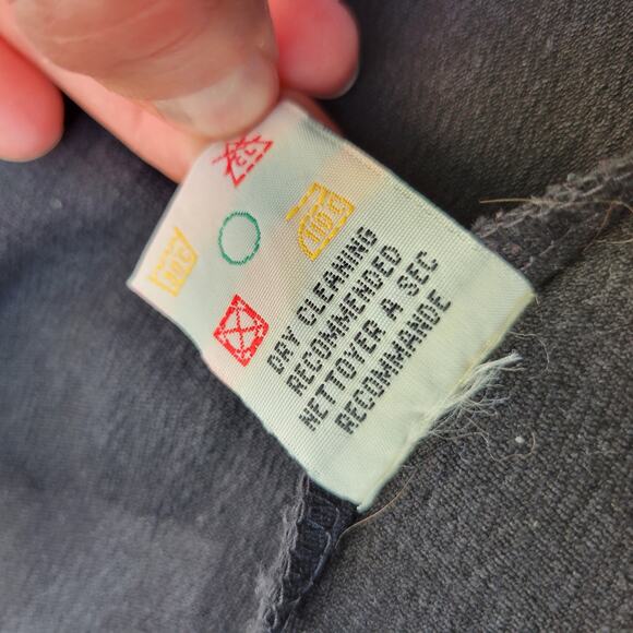 "Cultivate Kindness" Upcycled Black Denim Jacket - Picture 7 of 9